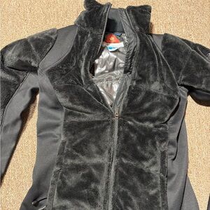 Small women's black Columbia fleece with Omniheat